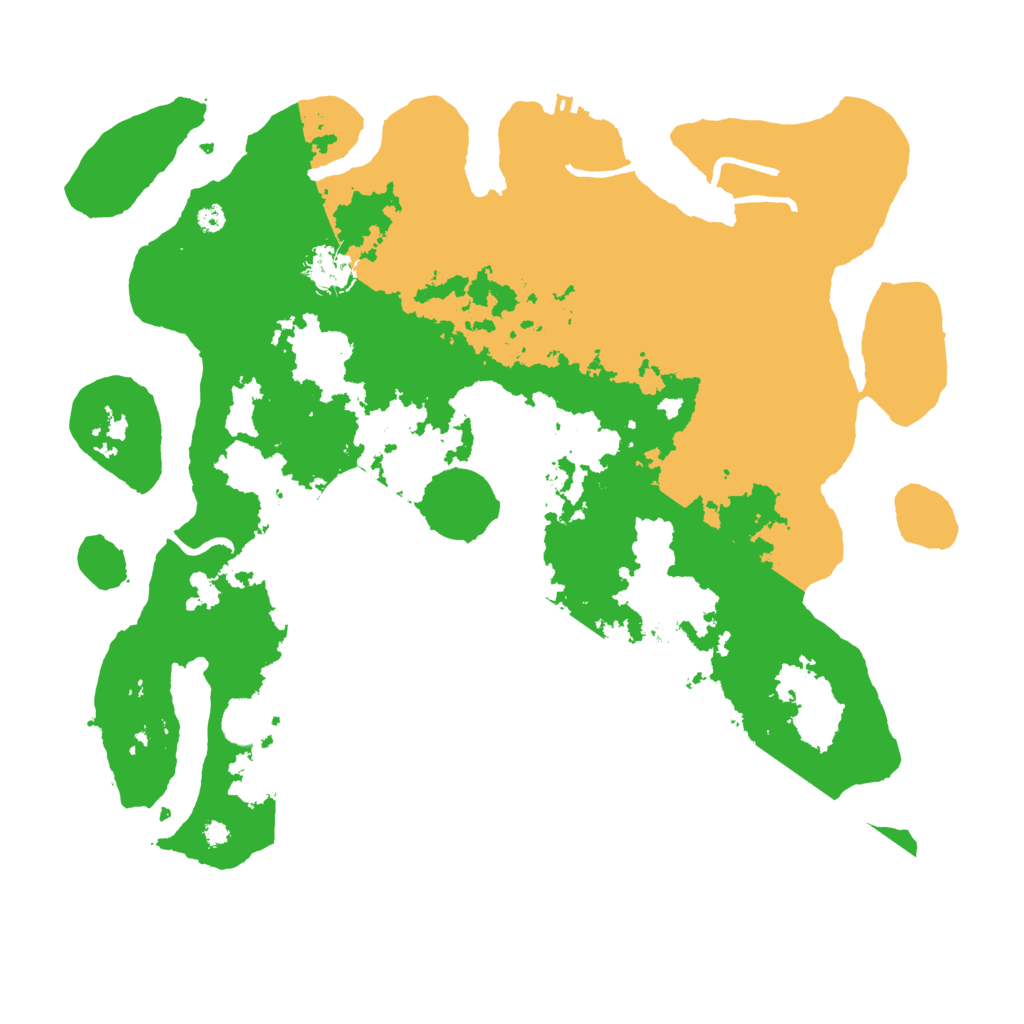 Biome Rust Map: Procedural Map, Size: 3800, Seed: 555555