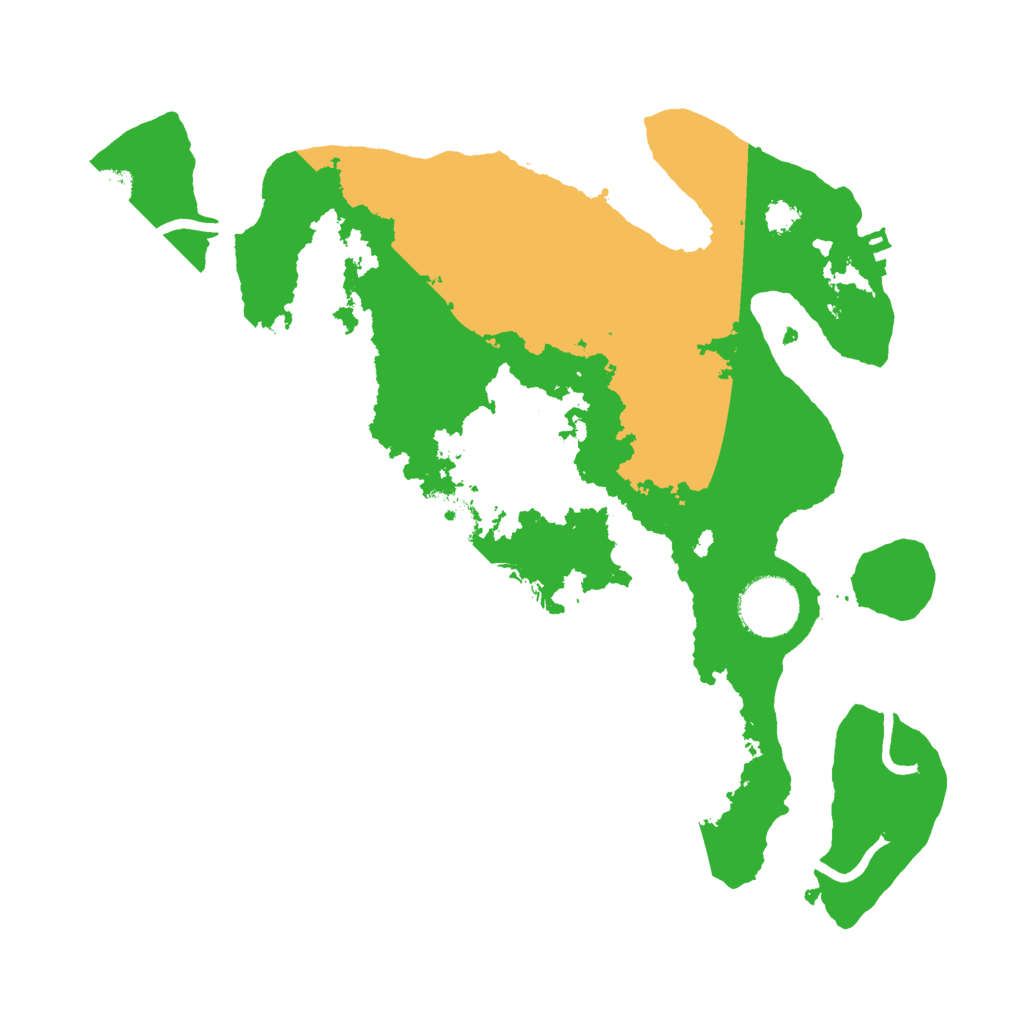 Biome Rust Map: Procedural Map, Size: 3000, Seed: 18635