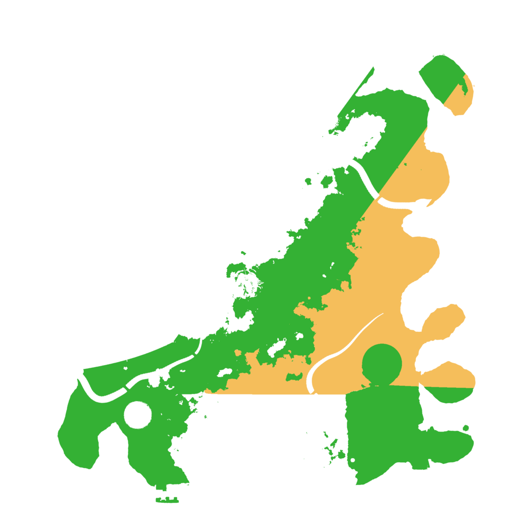Biome Rust Map: Procedural Map, Size: 3500, Seed: 476506718