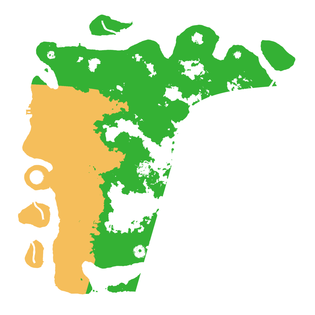 Biome Rust Map: Procedural Map, Size: 4000, Seed: 354615