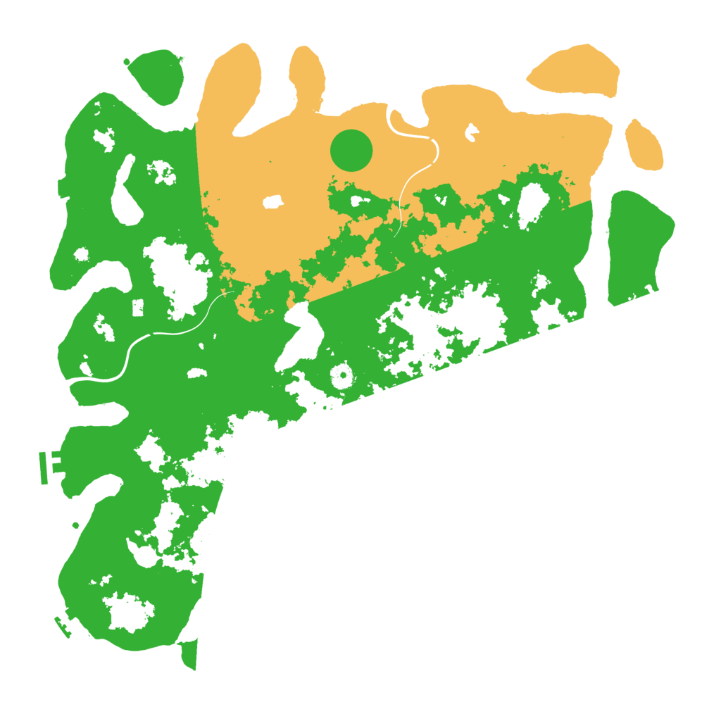 Biome Rust Map: Procedural Map, Size: 4500, Seed: 68131