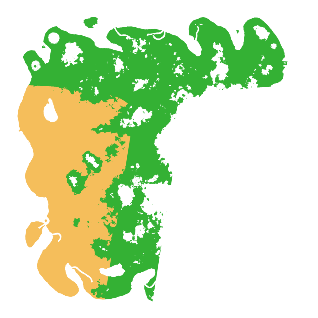 Biome Rust Map: Procedural Map, Size: 5000, Seed: 252913291