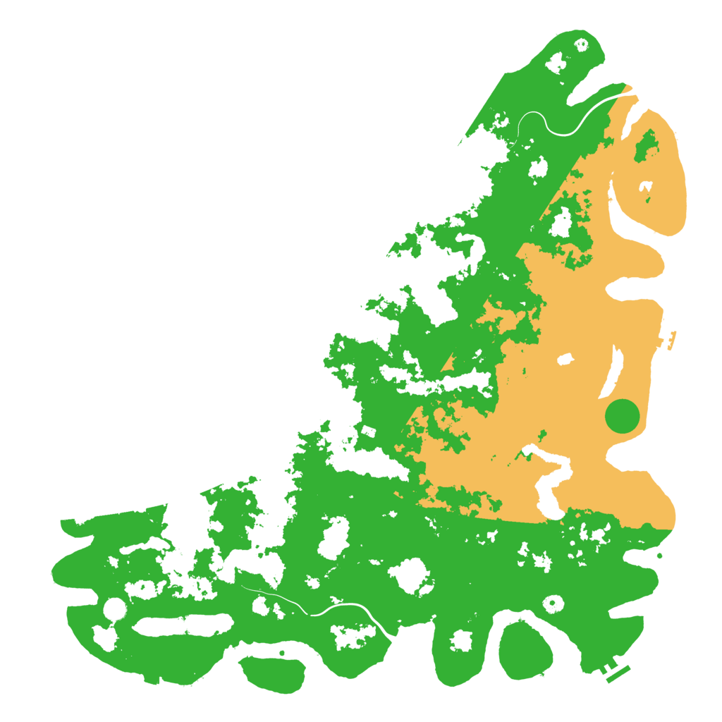 Biome Rust Map: Procedural Map, Size: 5500, Seed: 452321789