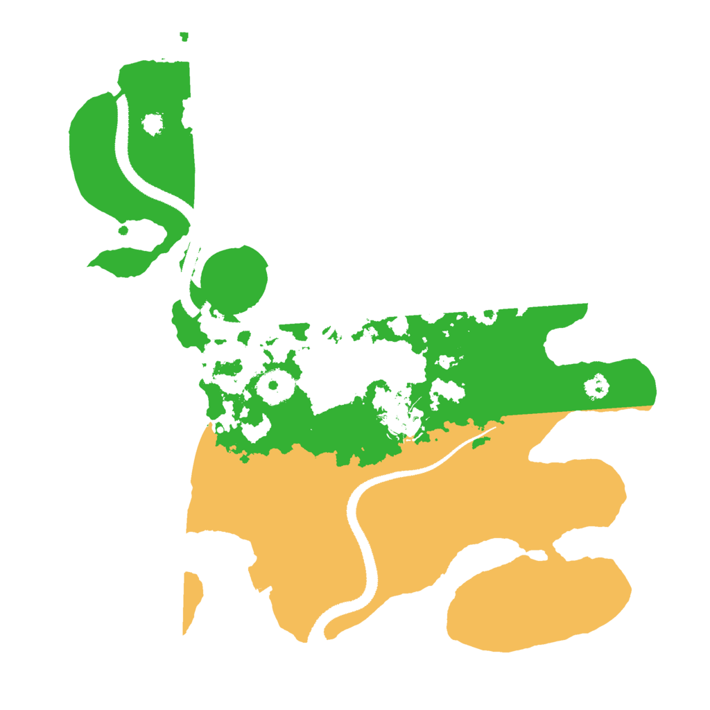 Biome Rust Map: Procedural Map, Size: 3000, Seed: 2456150