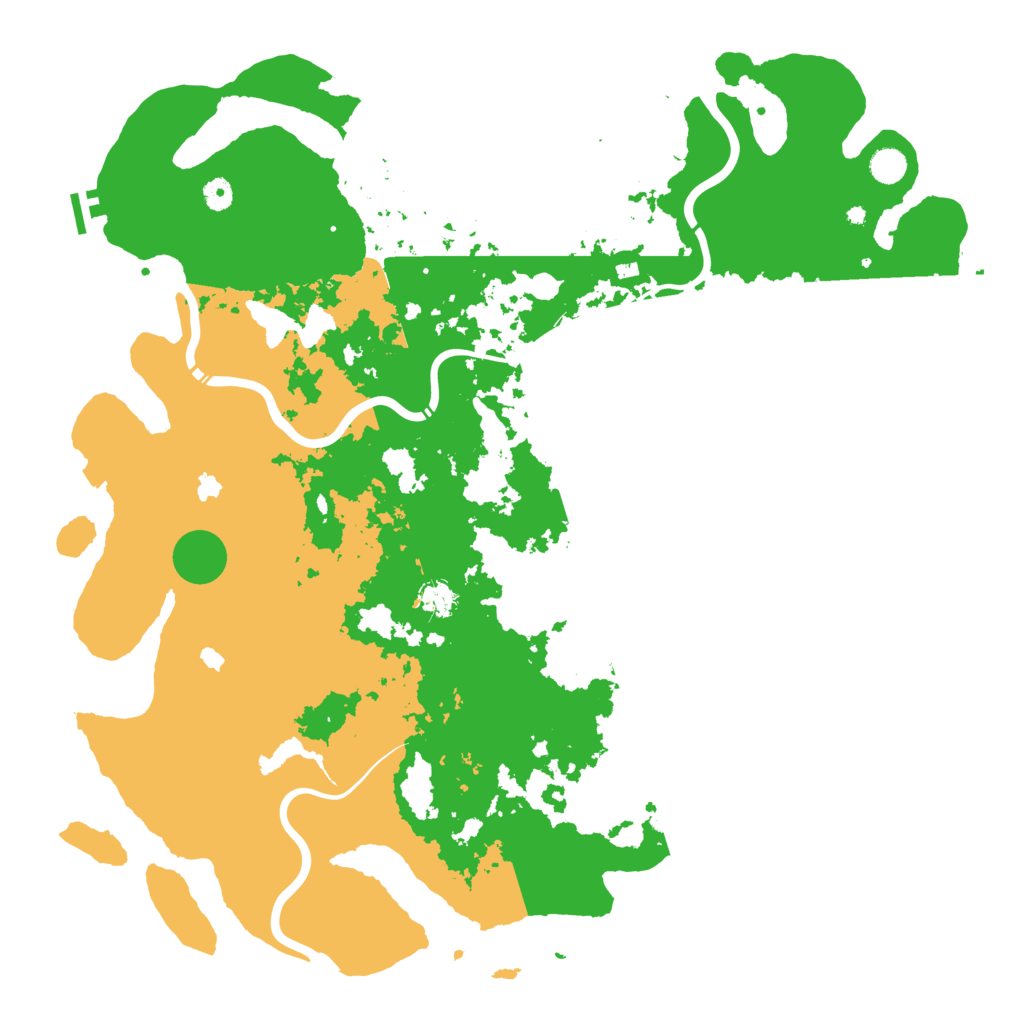 Biome Rust Map: Procedural Map, Size: 5000, Seed: 729886