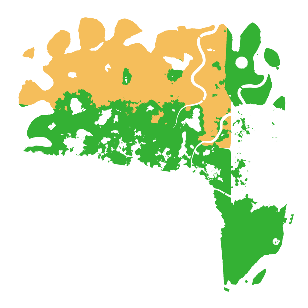 Biome Rust Map: Procedural Map, Size: 4500, Seed: 177777