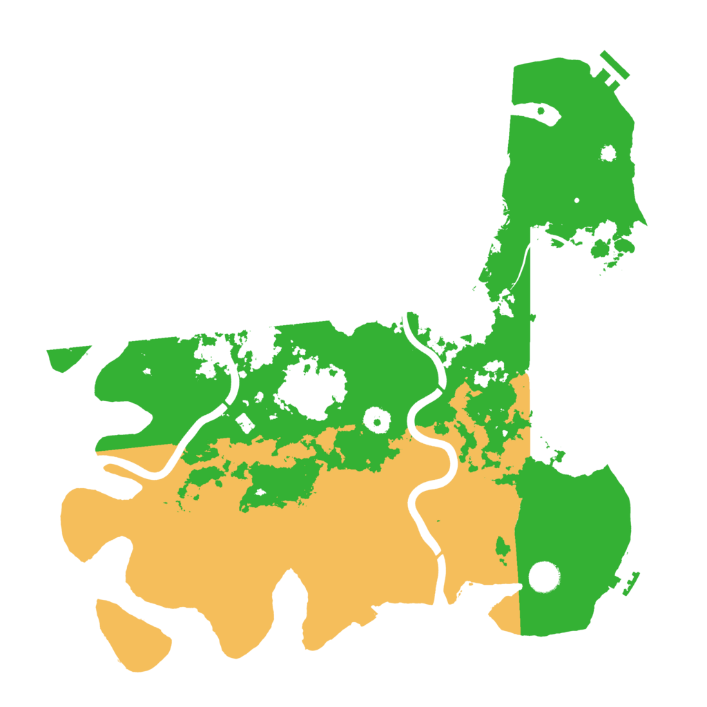 Biome Rust Map: Procedural Map, Size: 3990, Seed: 13940