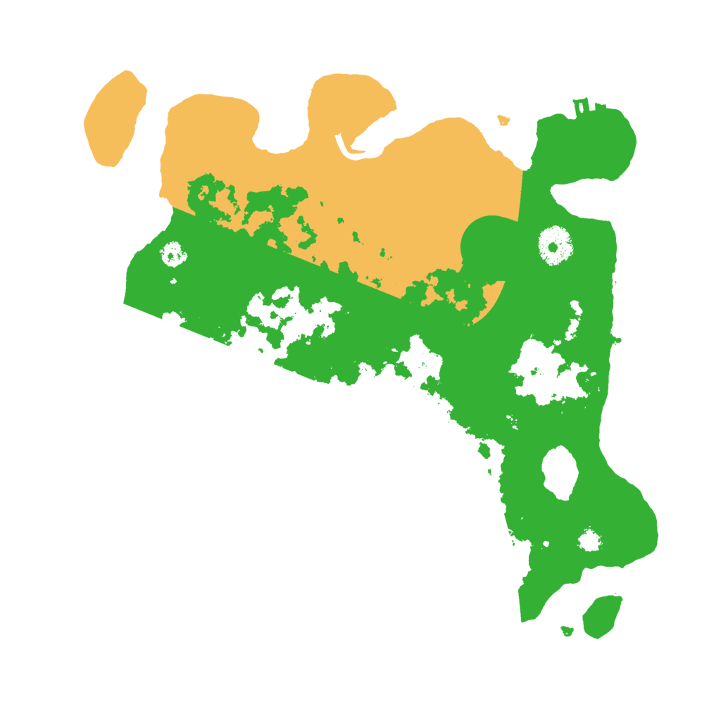 Biome Rust Map: Procedural Map, Size: 3000, Seed: 396959077