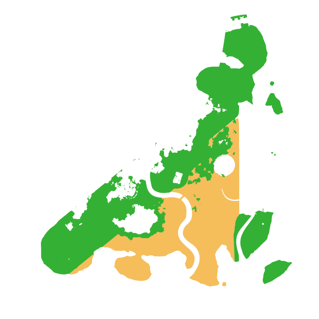 Biome Rust Map: Procedural Map, Size: 3000, Seed: 633154226
