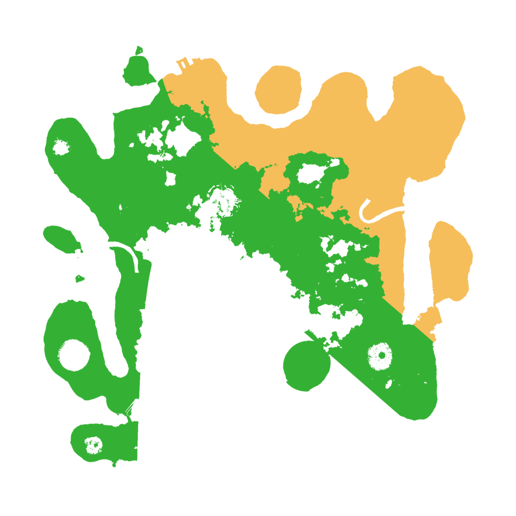 Biome Rust Map: Procedural Map, Size: 3000, Seed: 1622266098