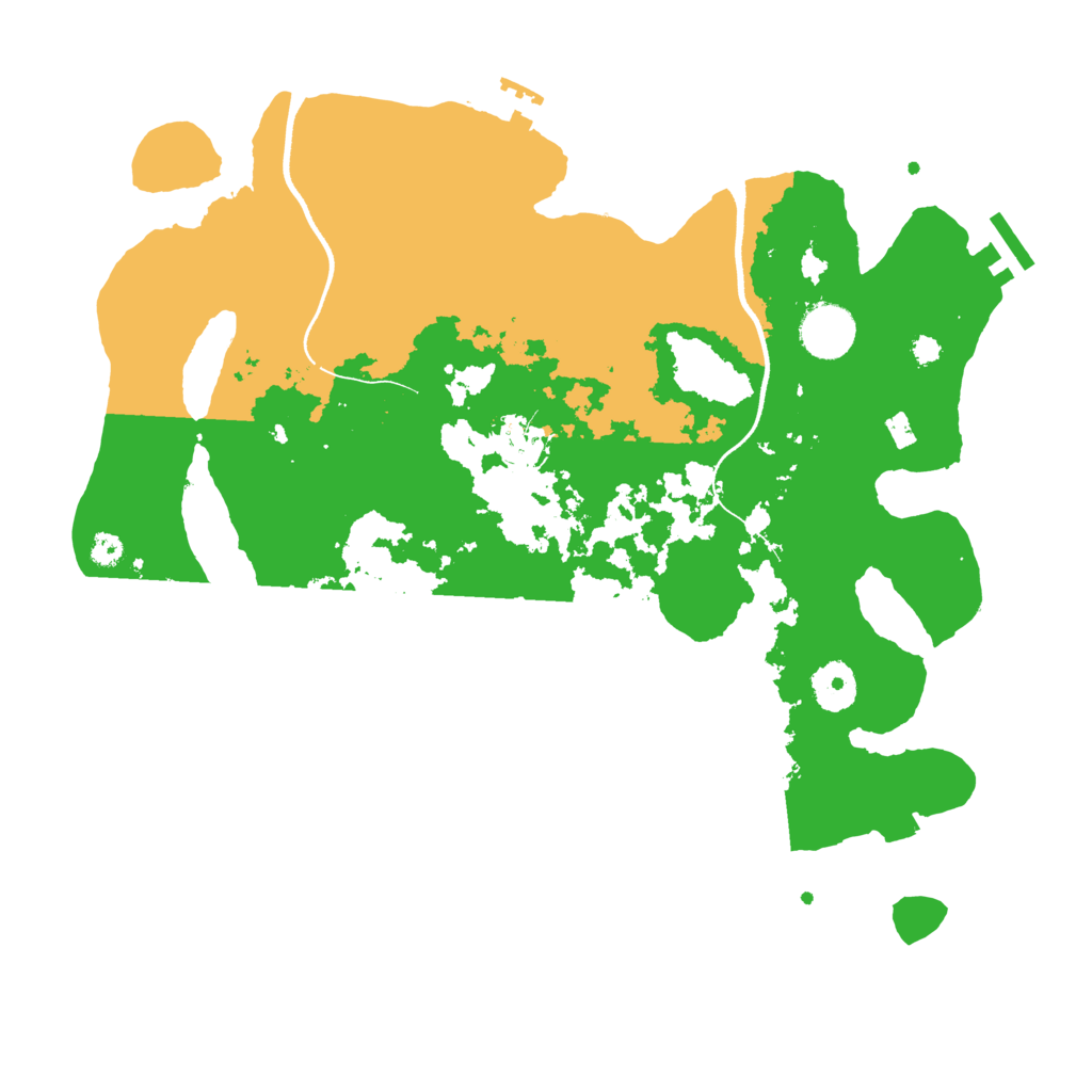 Biome Rust Map: Procedural Map, Size: 3500, Seed: 75873281