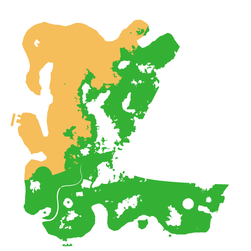 Biome Rust Map: Procedural Map, Size: 4000, Seed: 102271679