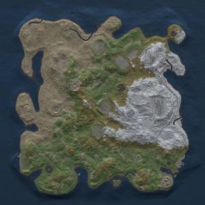 Thumbnail Rust Map: Procedural Map, Size: 4000, Seed: 102271679, 16 Monuments