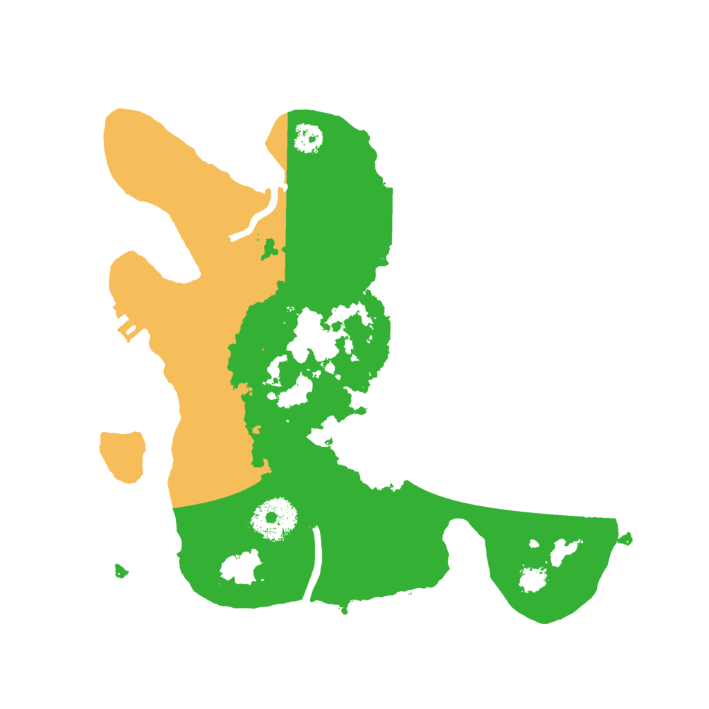 Biome Rust Map: Procedural Map, Size: 2500, Seed: 231704700