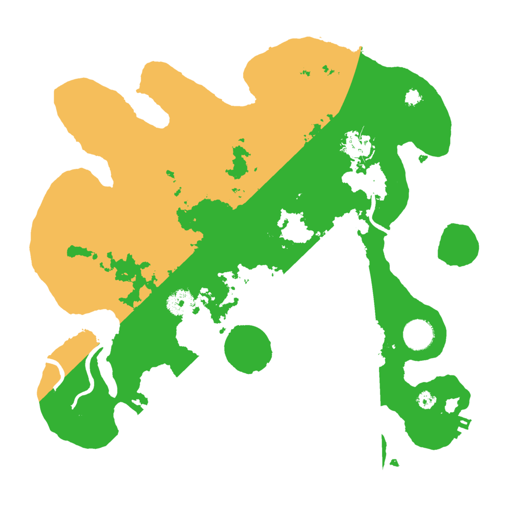 Biome Rust Map: Procedural Map, Size: 3000, Seed: 25694