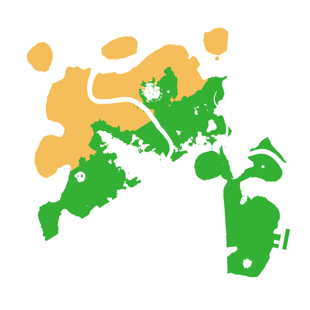 Biome Rust Map: Procedural Map, Size: 3000, Seed: 977762376