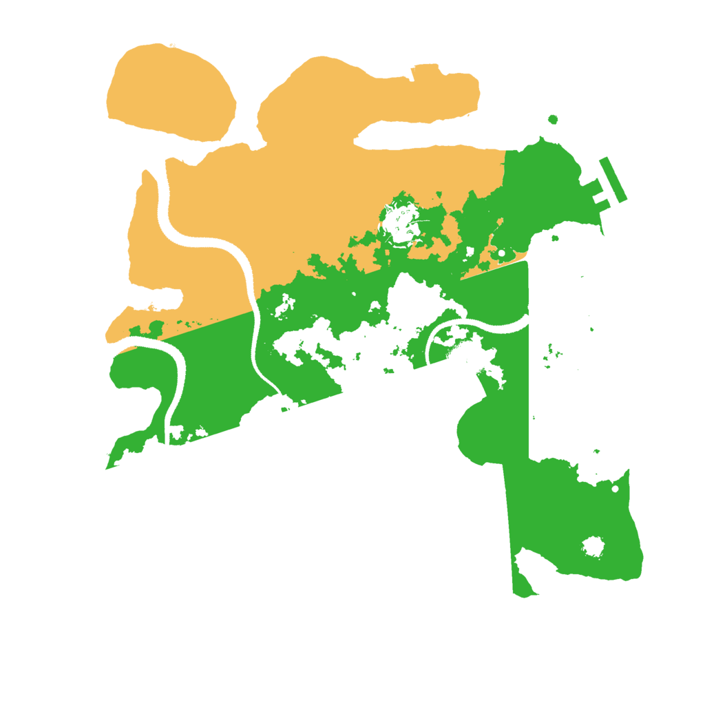 Biome Rust Map: Procedural Map, Size: 3000, Seed: 1369460449