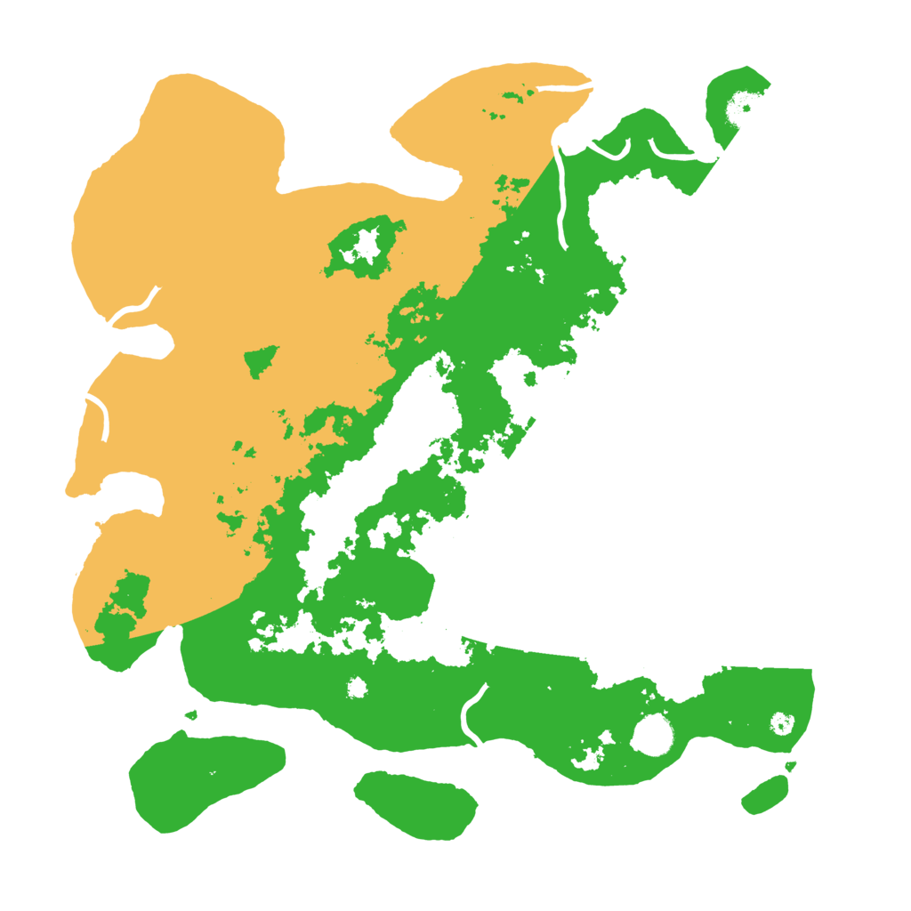 Biome Rust Map: Procedural Map, Size: 4000, Seed: 125444