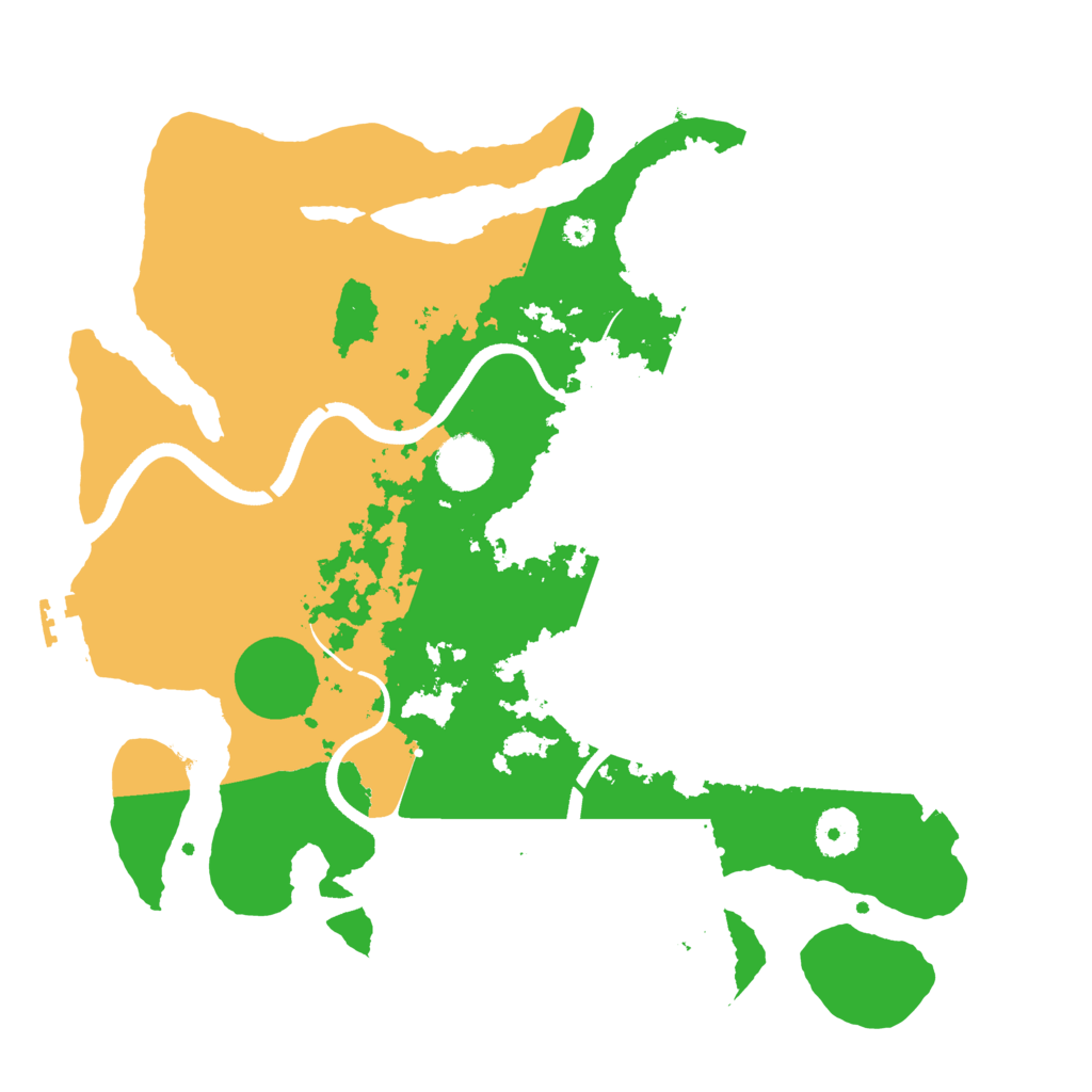 Biome Rust Map: Procedural Map, Size: 3500, Seed: 1146562134