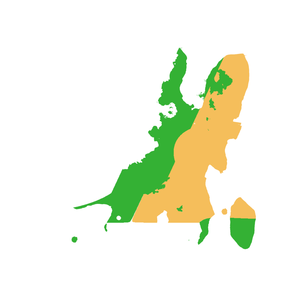 Biome Rust Map: Procedural Map, Size: 2000, Seed: 2010934649