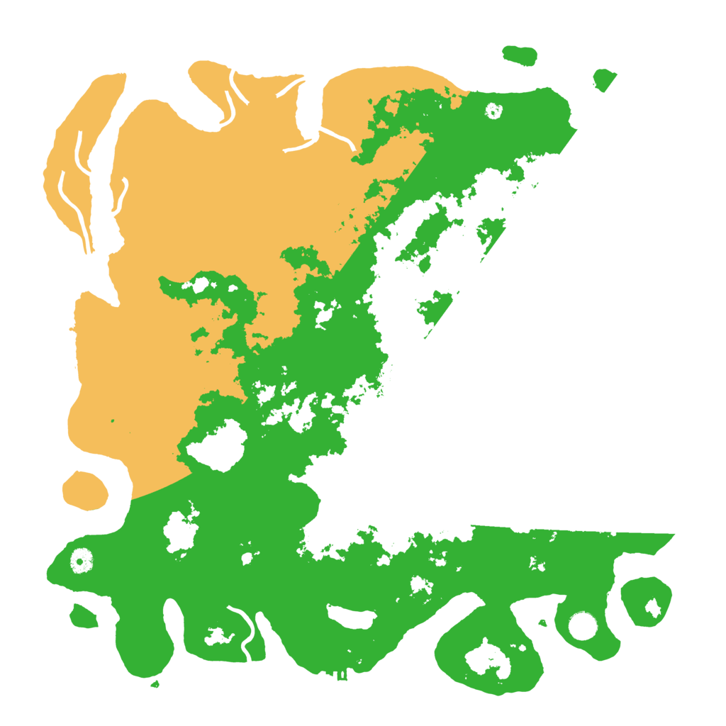 Biome Rust Map: Procedural Map, Size: 4500, Seed: 95681473