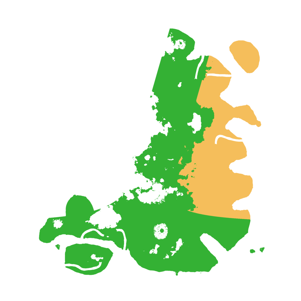 Biome Rust Map: Procedural Map, Size: 3000, Seed: 170821086