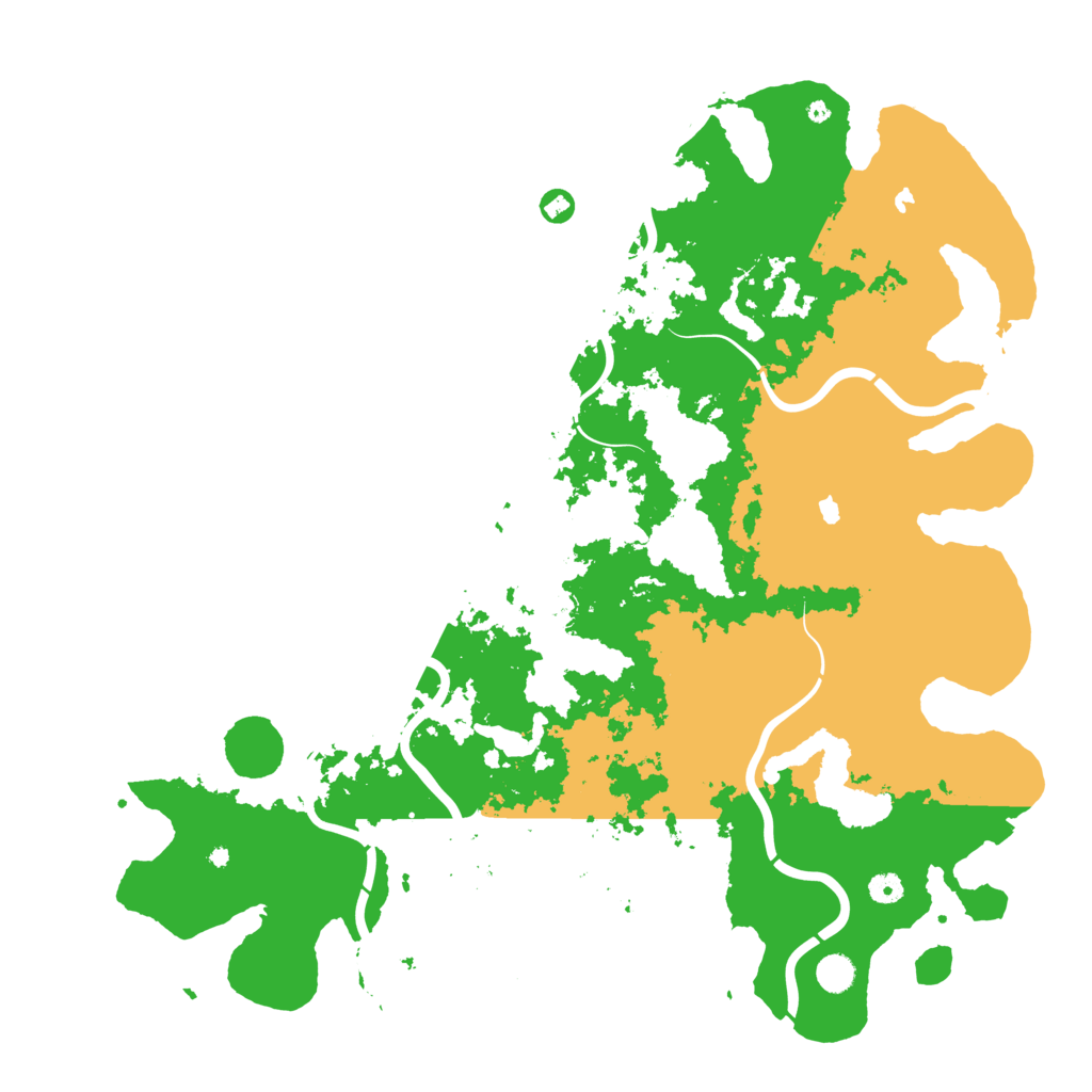 Biome Rust Map: Procedural Map, Size: 5000, Seed: 1830783740