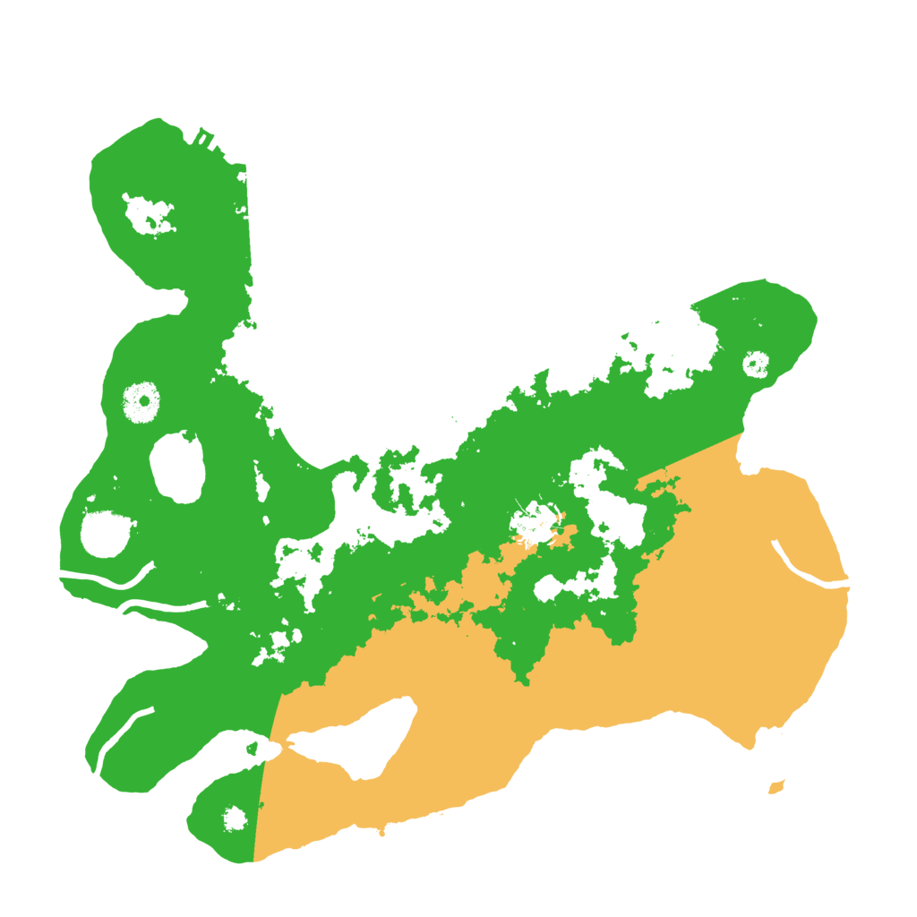 Biome Rust Map: Procedural Map, Size: 3500, Seed: 907328594
