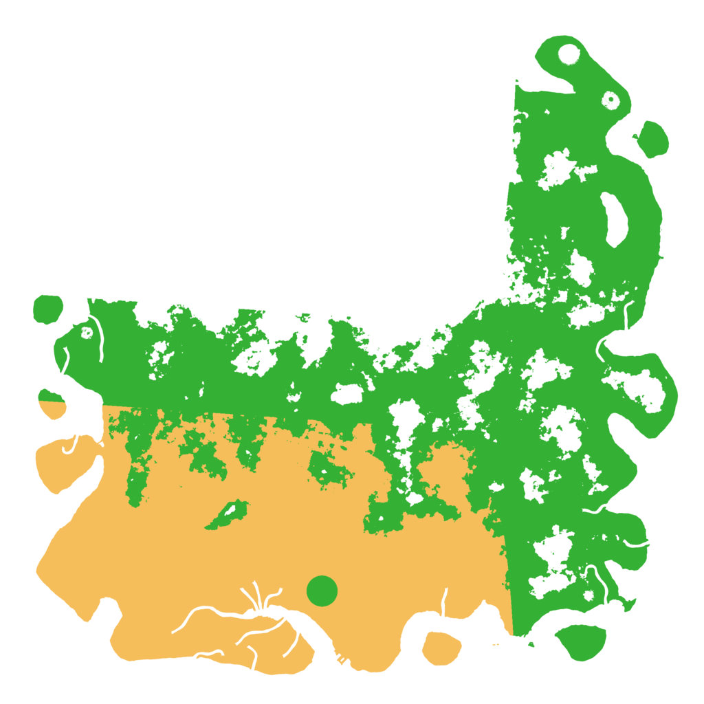 Biome Rust Map: Procedural Map, Size: 6000, Seed: 14456