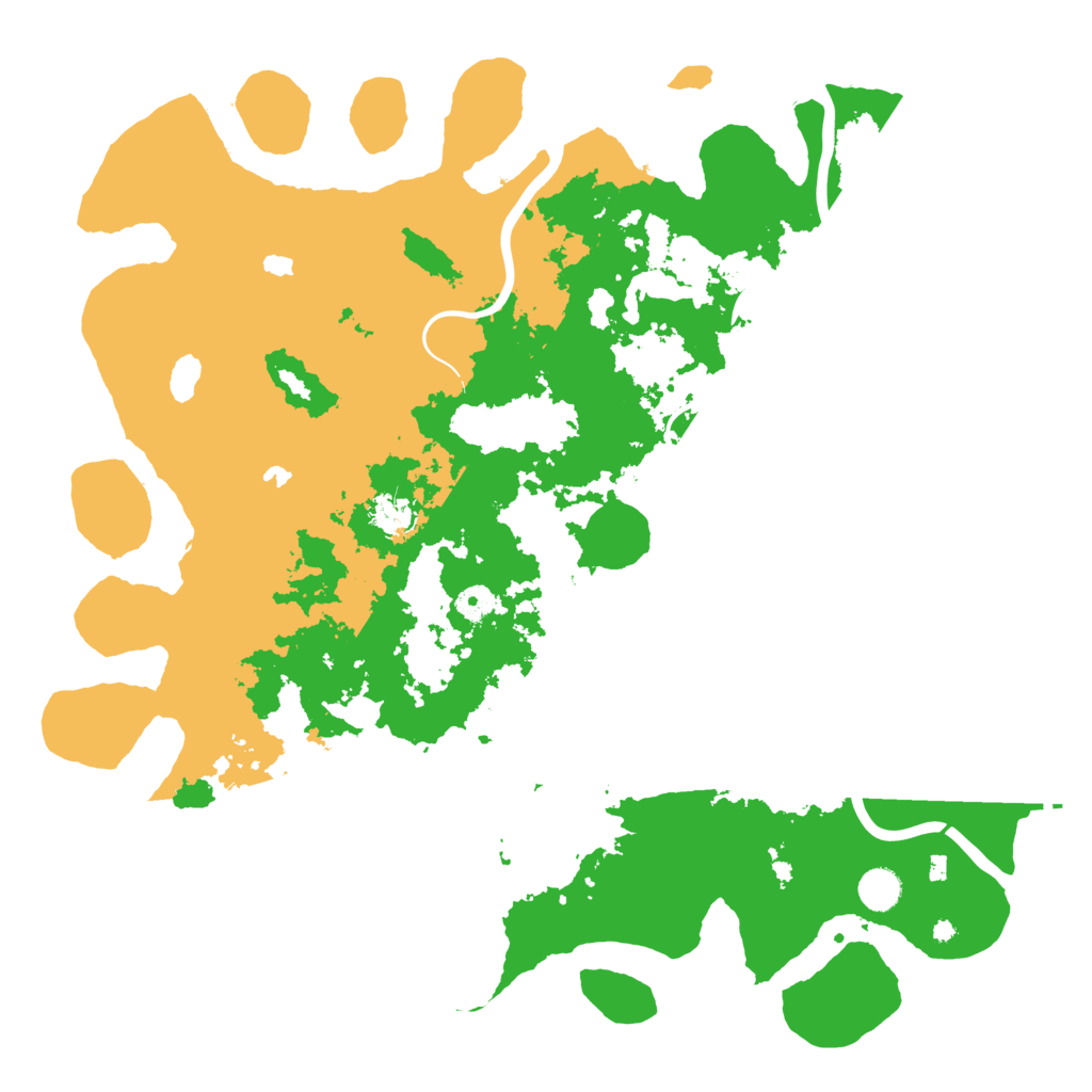 Biome Rust Map: Procedural Map, Size: 4500, Seed: 1077539699