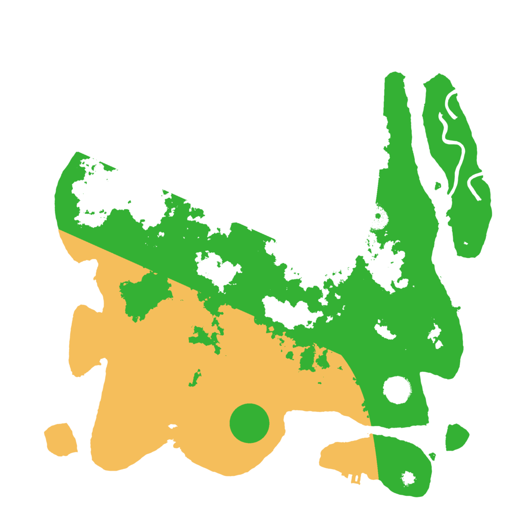 Biome Rust Map: Procedural Map, Size: 3500, Seed: 2168