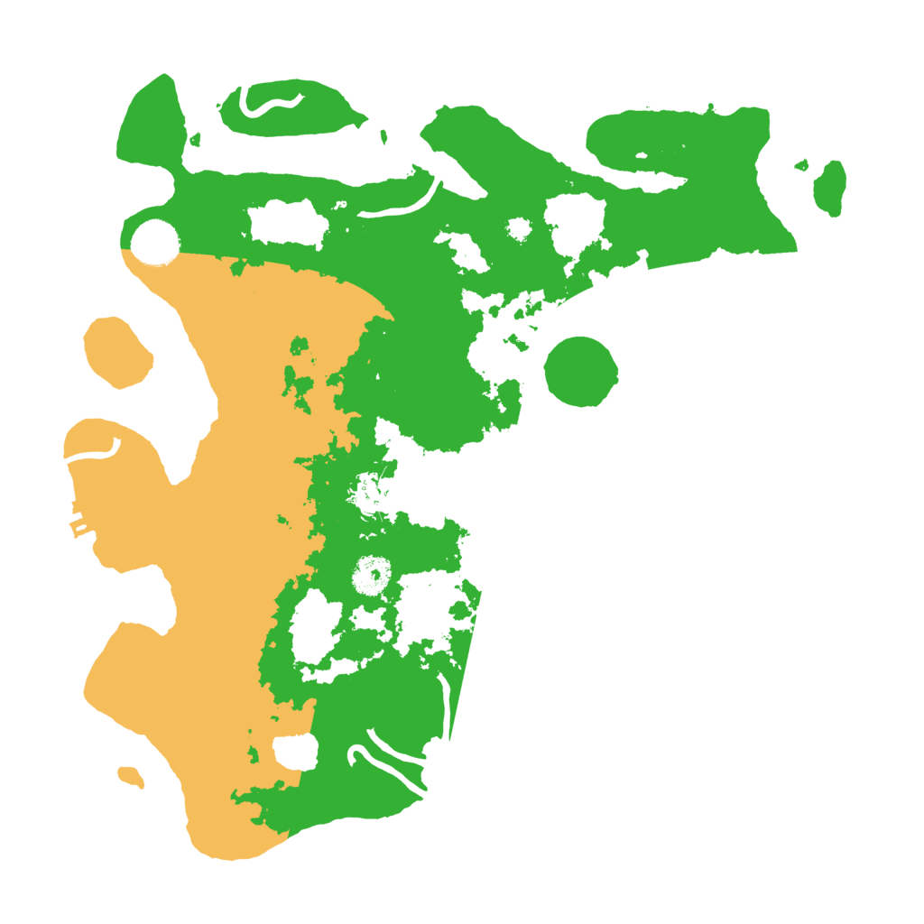 Biome Rust Map: Procedural Map, Size: 3500, Seed: 69257832