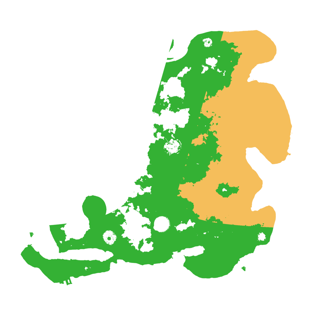 Biome Rust Map: Procedural Map, Size: 3500, Seed: 3841417
