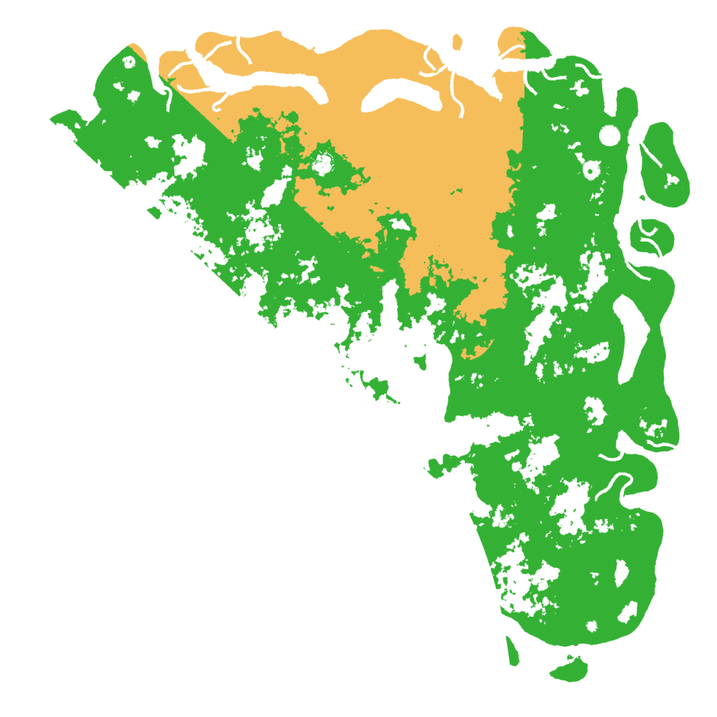 Biome Rust Map: Procedural Map, Size: 6000, Seed: 1983483