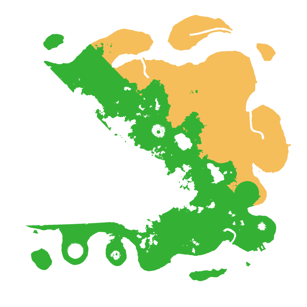 Biome Rust Map: Procedural Map, Size: 3500, Seed: 468531530