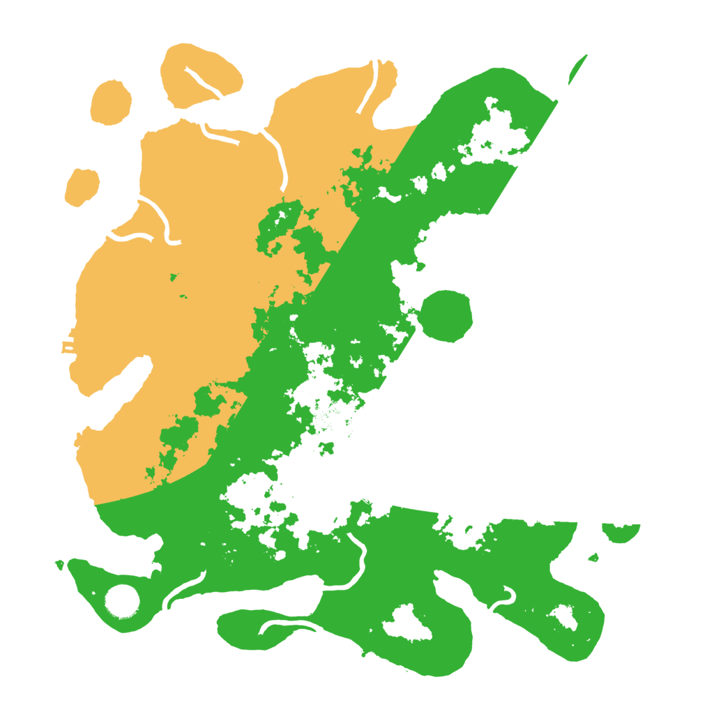 Biome Rust Map: Procedural Map, Size: 3700, Seed: 132131