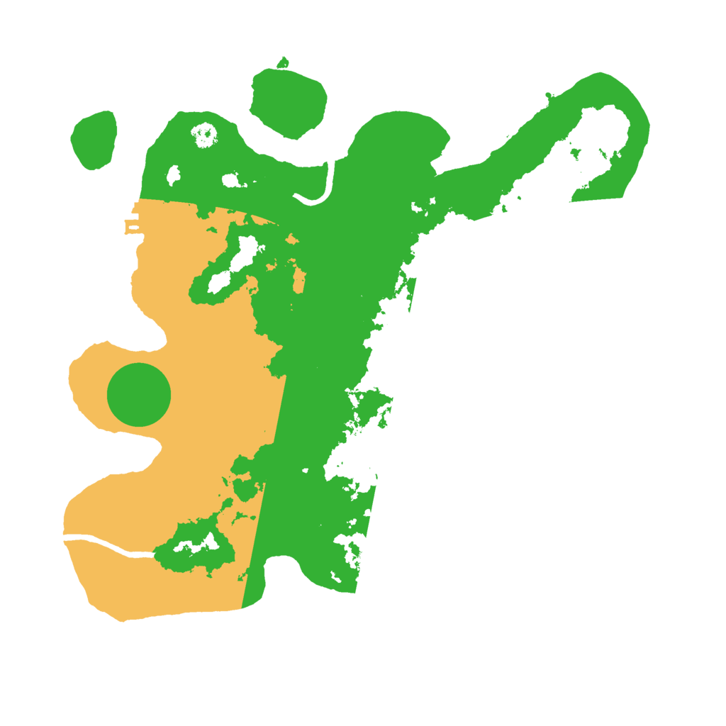 Biome Rust Map: Procedural Map, Size: 3000, Seed: 148999106