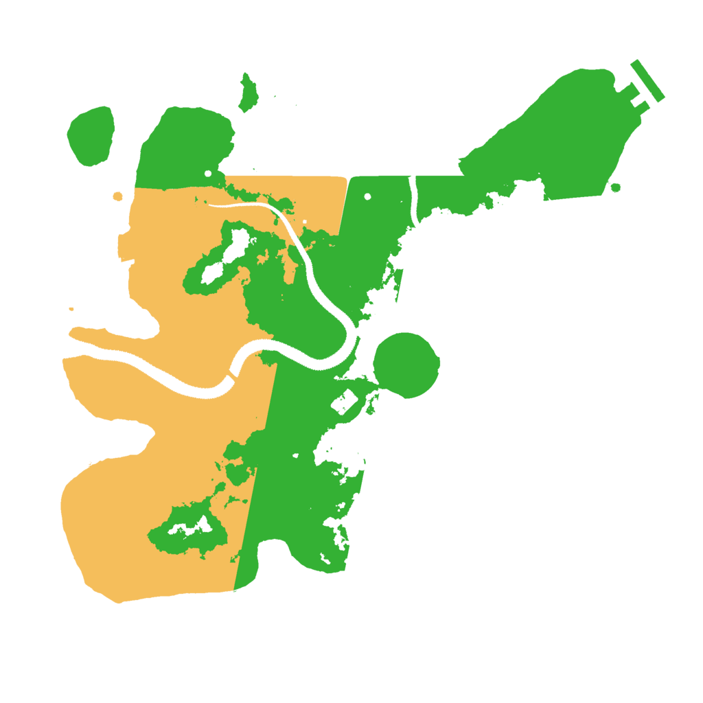 Biome Rust Map: Procedural Map, Size: 3000, Seed: 148999106