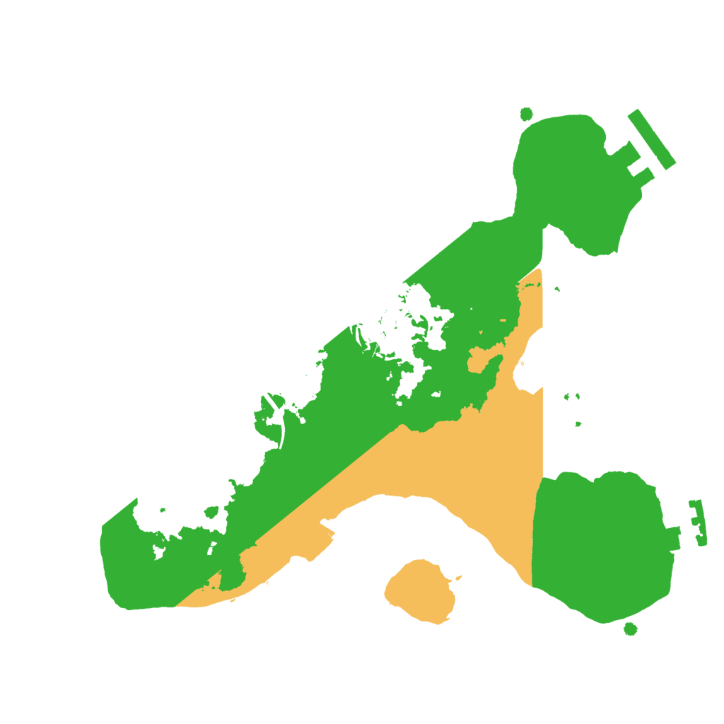 Biome Rust Map: Procedural Map, Size: 2200, Seed: 196879094