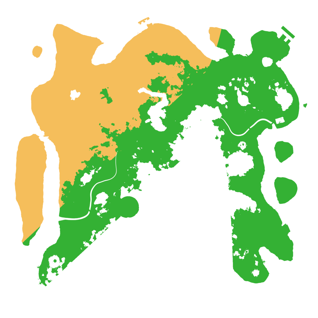 Biome Rust Map: Procedural Map, Size: 4000, Seed: 1752286396