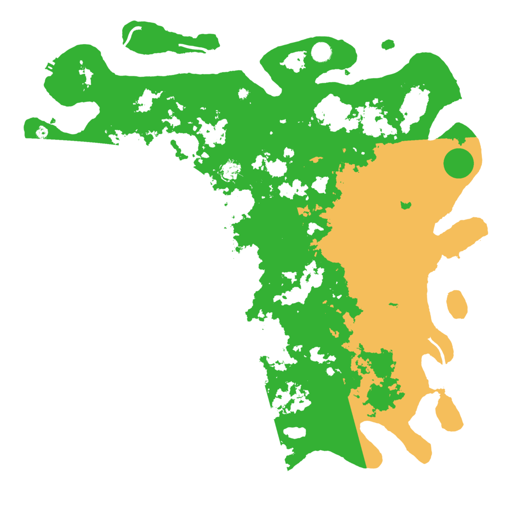 Biome Rust Map: Procedural Map, Size: 4500, Seed: 845921950