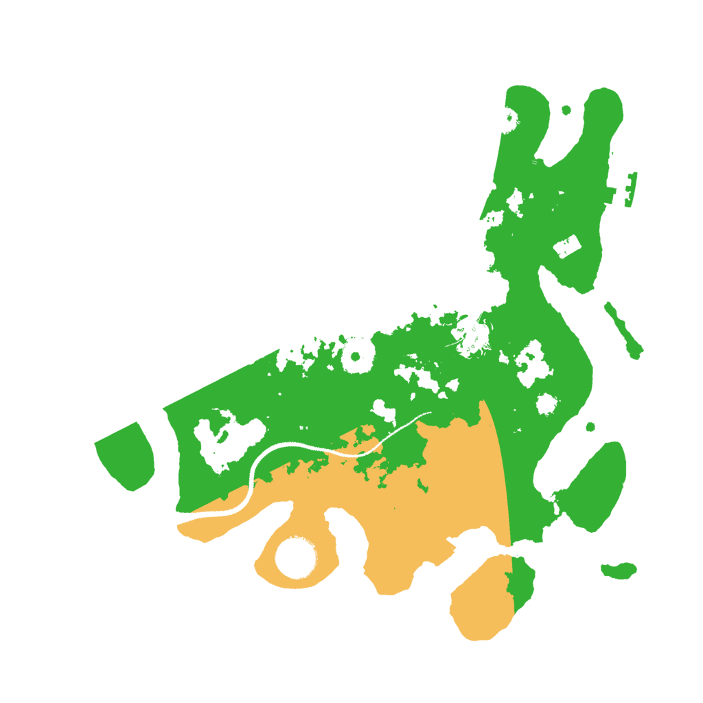 Biome Rust Map: Procedural Map, Size: 3000, Seed: 16097