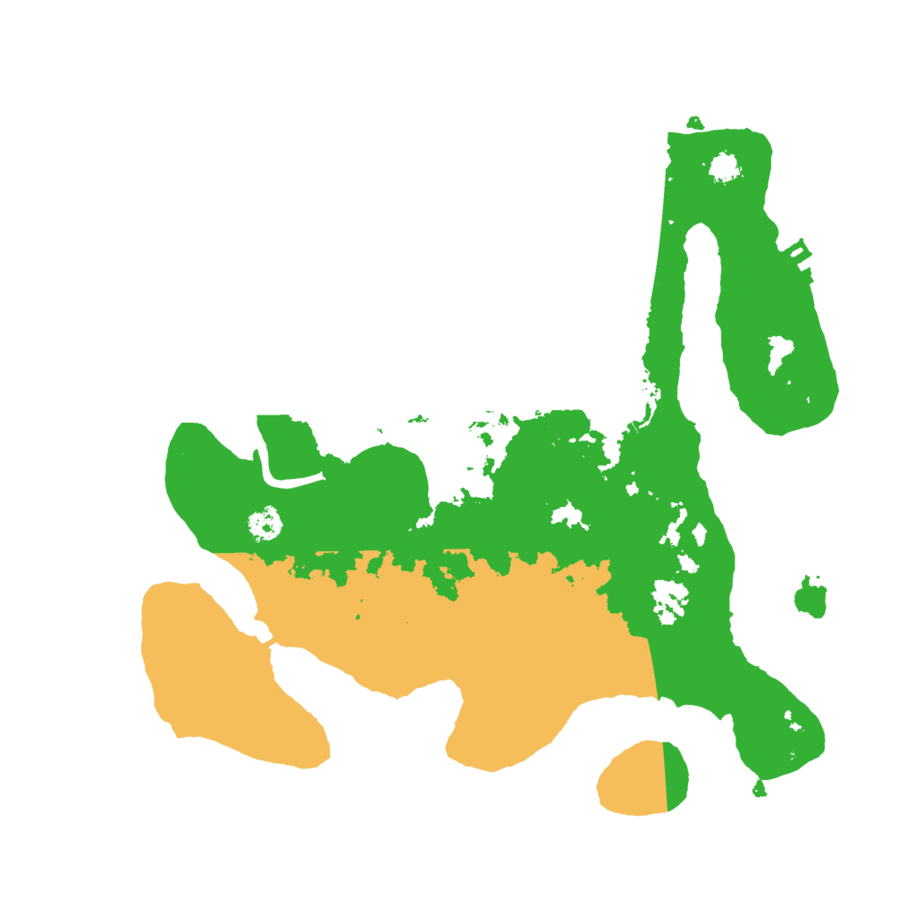 Biome Rust Map: Procedural Map, Size: 2800, Seed: 1421537888