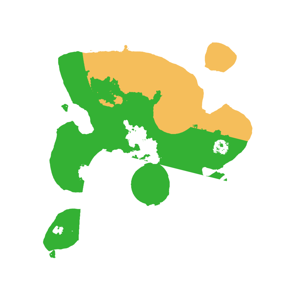 Biome Rust Map: Procedural Map, Size: 2000, Seed: 12335