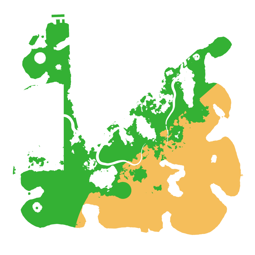 Biome Rust Map: Procedural Map, Size: 4000, Seed: 7640
