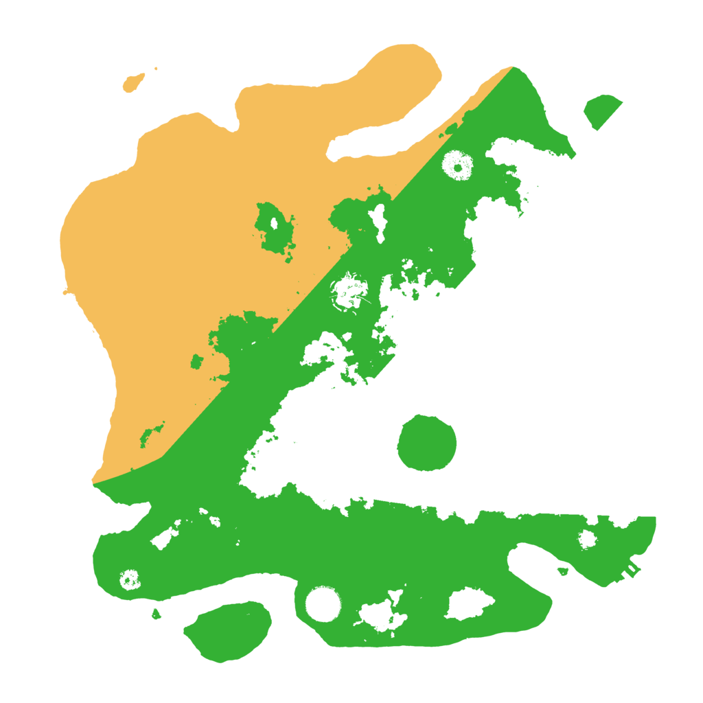 Biome Rust Map: Procedural Map, Size: 3500, Seed: 95214