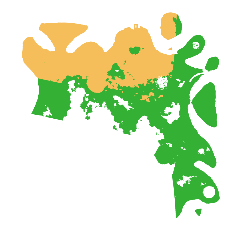 Biome Rust Map: Procedural Map, Size: 3500, Seed: 1575517767