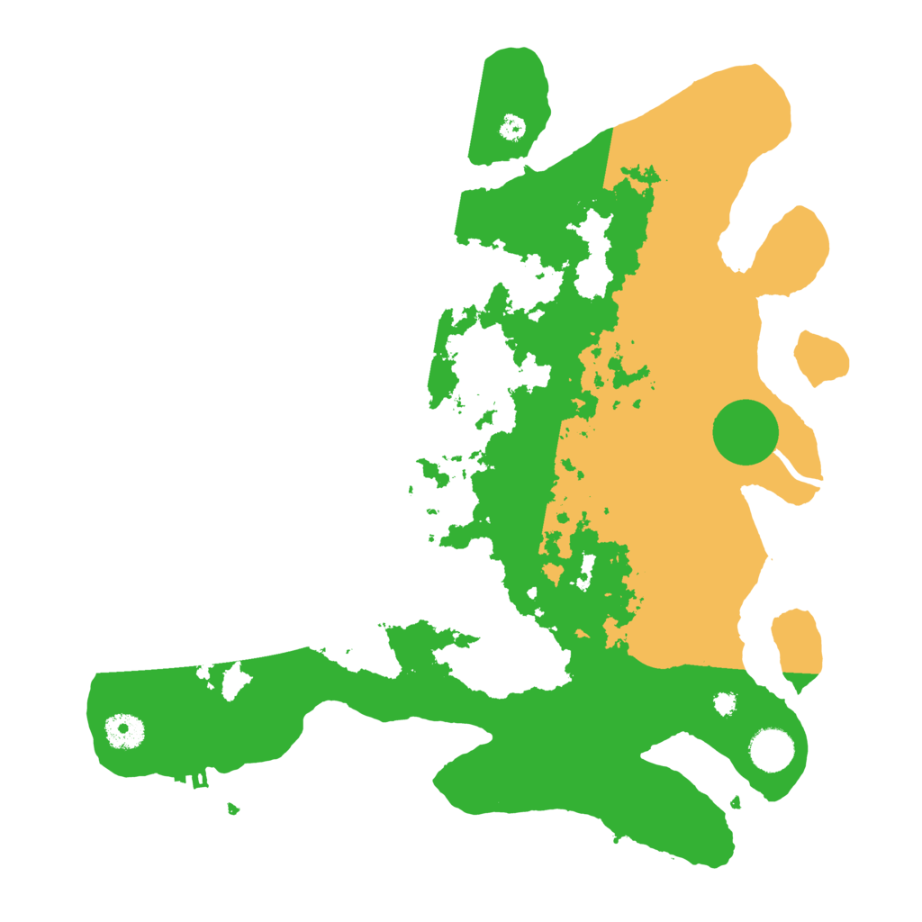 Biome Rust Map: Procedural Map, Size: 3700, Seed: 940174434