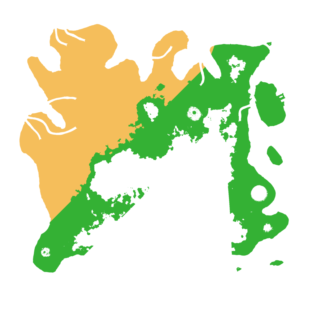 Biome Rust Map: Procedural Map, Size: 3500, Seed: 634279957
