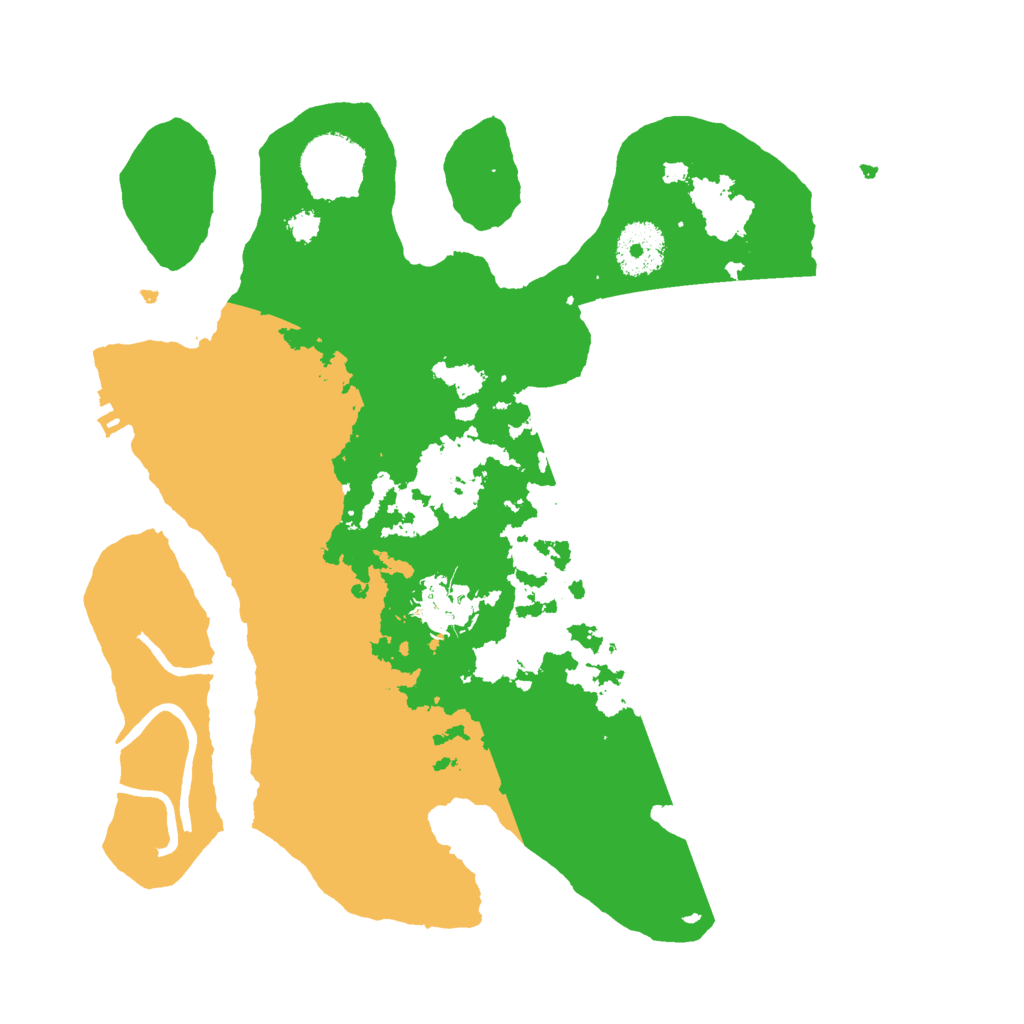 Biome Rust Map: Procedural Map, Size: 3000, Seed: 4545454